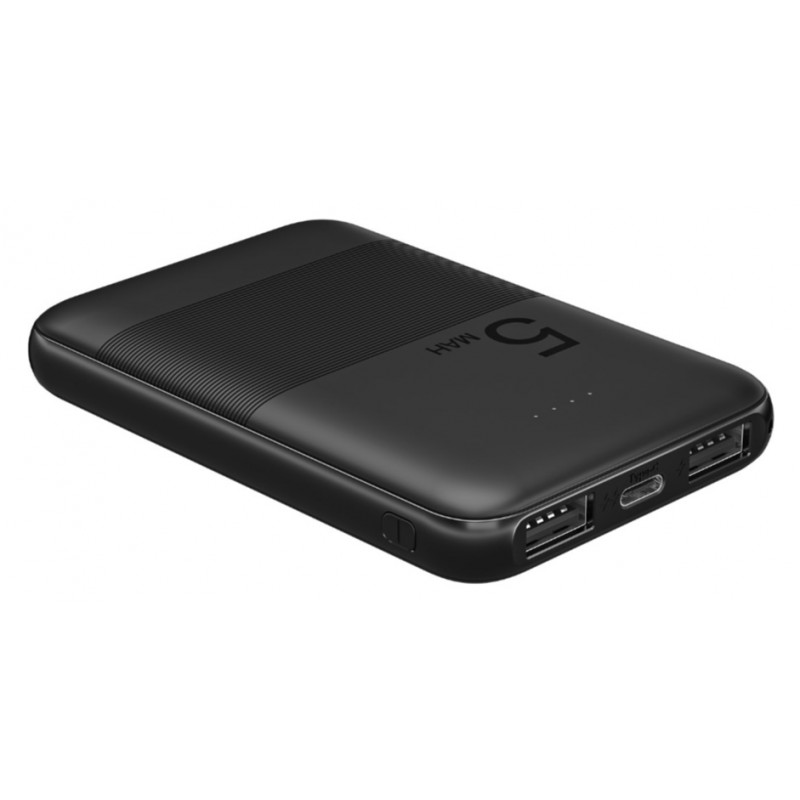 Portable batterier - PowerBank 5.000 mAh med 2 USB-opladningsporte 2.1A