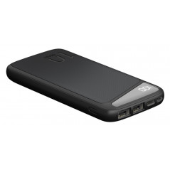 PowerBank 10.000 mAh med 2 USB-opladningsporte