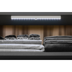 Goobay batteridrevet LED-lysliste med 20 LED'er og bevægelsessensor (Cool white)