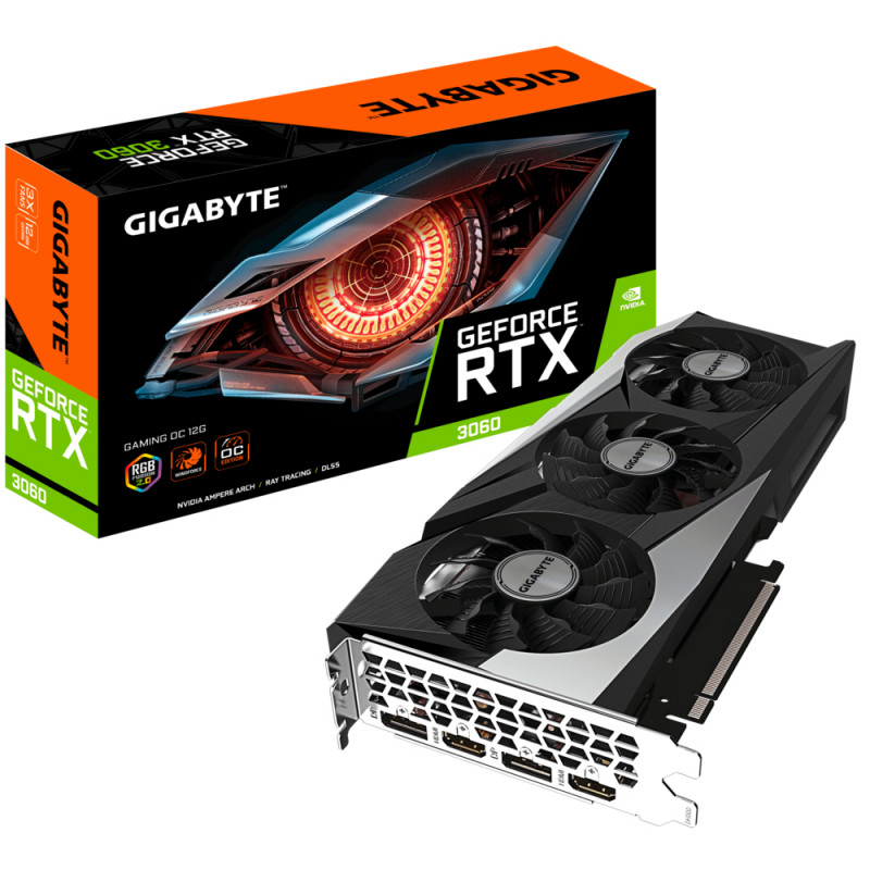 Grafikkort - Gigabyte NVIDIA GeForce RTX 3060 12 GB GDDR6