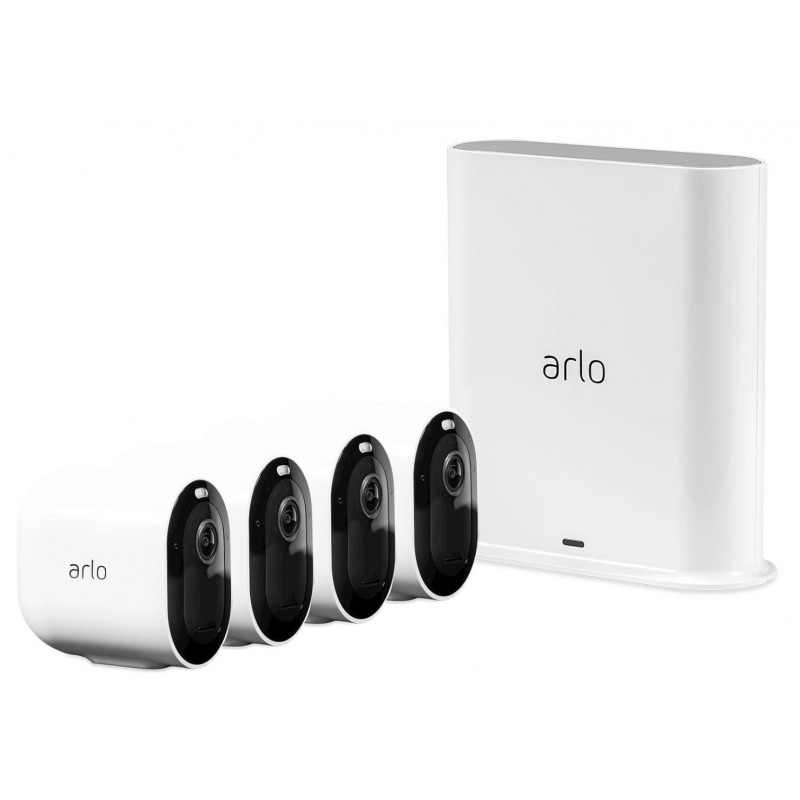 Videokamera - Netgear Arlo Pro 3 VMS4440P-basisstation med 4 kameraer