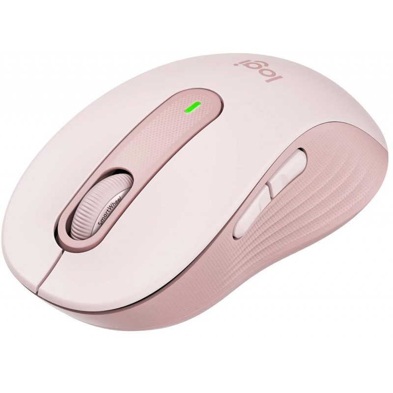 Trådløs mus - Logitech M650 M trådløs mus med Bluetooth og Logi Bolt (pink)