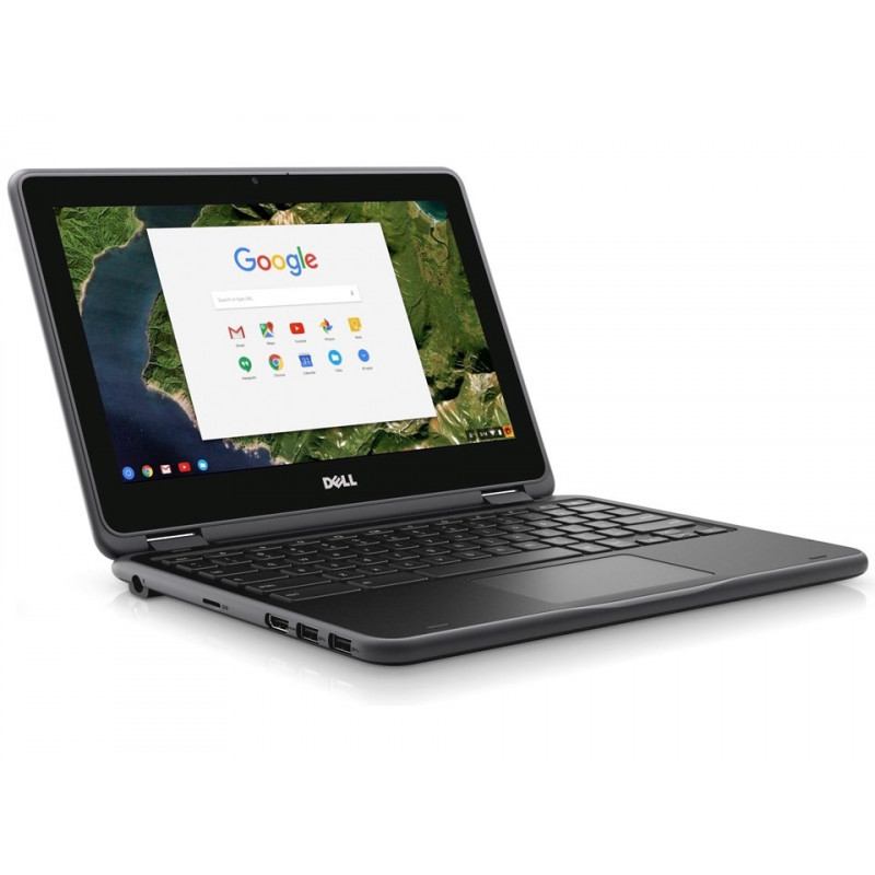 Brugt laptop 12" - Dell Chromebook 3180 4GB 32GB SSD (beg med kantskada)