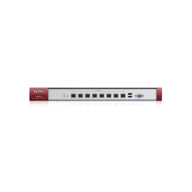 Netværksswitch - Zyxel USG310 firewall med gigabit-switch med 8 porte (brugt)