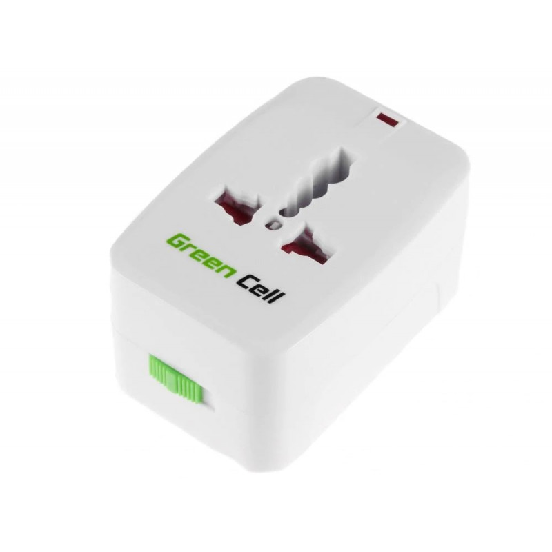 Rejsetilbehør - GreenCell universal rejseadapter