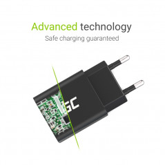 Vægladere til mobiltelefon - GreenCell vægadapter USB-A QC 3.0 18W