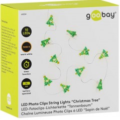 Ljusslingor - Goobay LED-lysstreng med juletræer 140cm med 10 stk. LED\'er