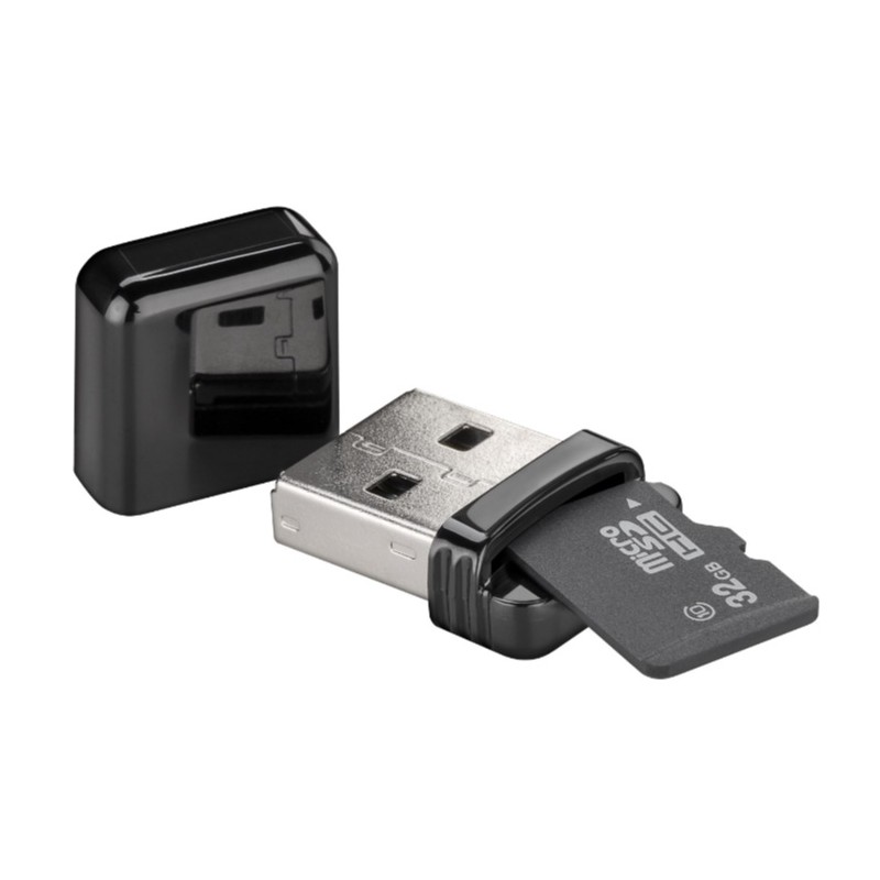 USB-memorykortlæser - Goobay Hukommelseskortlæser microSD/microSDHC/microSDXC