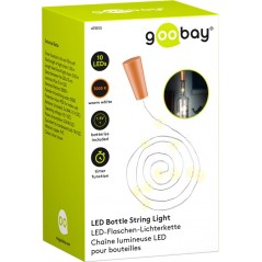 Sjove gadgets - Goobay LED 1m lyssløjfe med 10 stk. LED til flasker