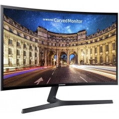 Computerskærm 15" til 24" - Samsung 24" buet LED-skærm C24F396FHR med VA-panel