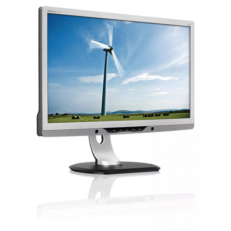 Brugte computerskærme - Philips Brilliance 221P 22-tommer Full-HD-skærm (brugt uden fod)
