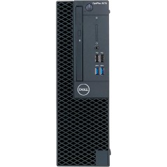 Brugt stationær computer - Dell OptiPlex 3070 SFF i5 16GB 256SSD Windows 11 Pro med DVD (brugt)