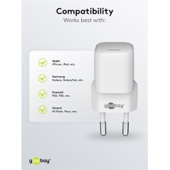 Opladere og kabler - GaN Nano-strømadapter til hurtig opladning med USB-C PD 30W