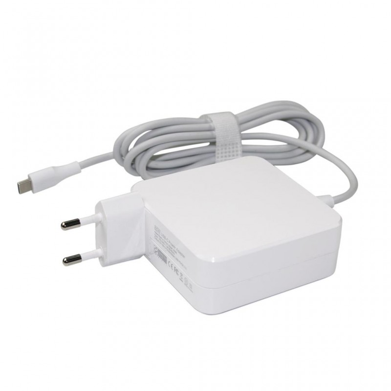 USB-C-opladere - Universal 65W USB-C computeroplader 1,8M, hvid