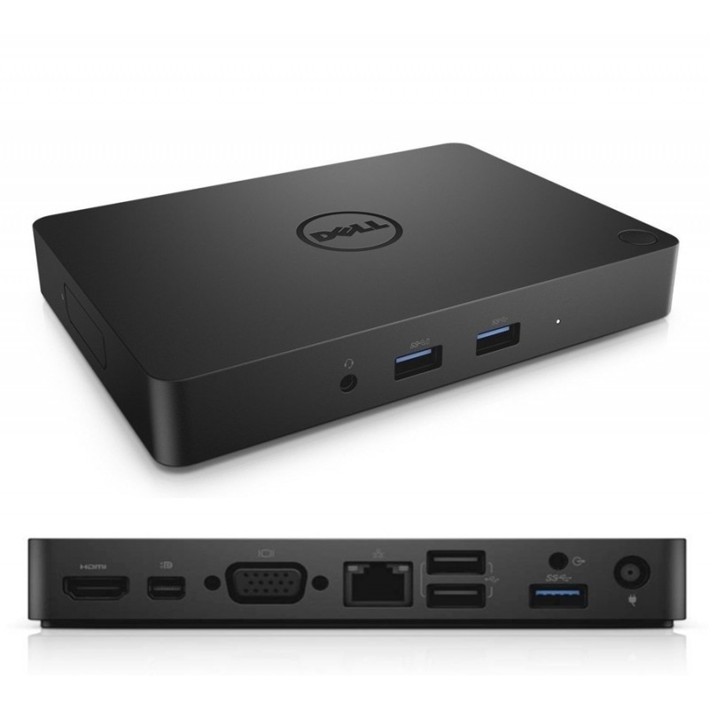 USB-C-dockingstation - Dell USB-C universel dockingstation WD15 med understøttelse af 2 skærme (brugt)