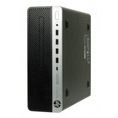 Brugt stationær computer - HP ProDesk 600 G3 SFF i7 8GB 256SSD W10P (brugt)