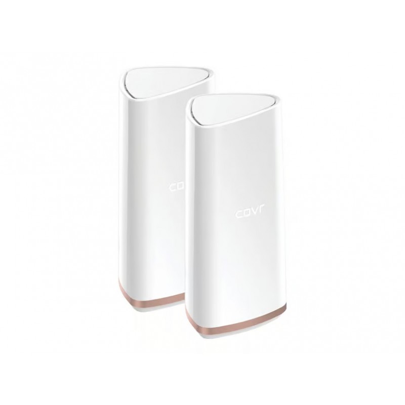 Router 450+ Mbps - D-Link Covr AC2200 trådløs router triple band 2-pack (demo)