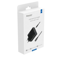 USB-C-opladere - HuntKey 100W USB-C universel GaN-computeroplader