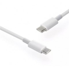 2 meter USB-C til USB-C-kabel (USB 2) 100W hvid