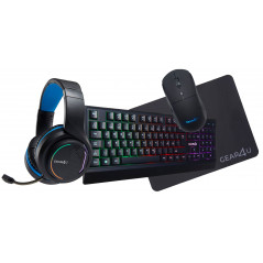 GEAR4U Gaming Combo RGB 4-i-1 med USB+3.5mm (fyndvara)