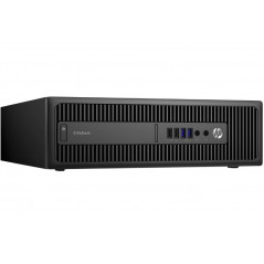 Brugt computer - HP EliteDesk 800 G2 SFF i7 16GB 180SSD W10P (Brugt)