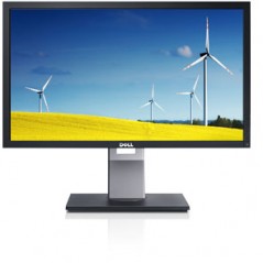 Dell 24-tommers LED-skærm P2411H med USB-hub og ergonomisk fod (brugt)