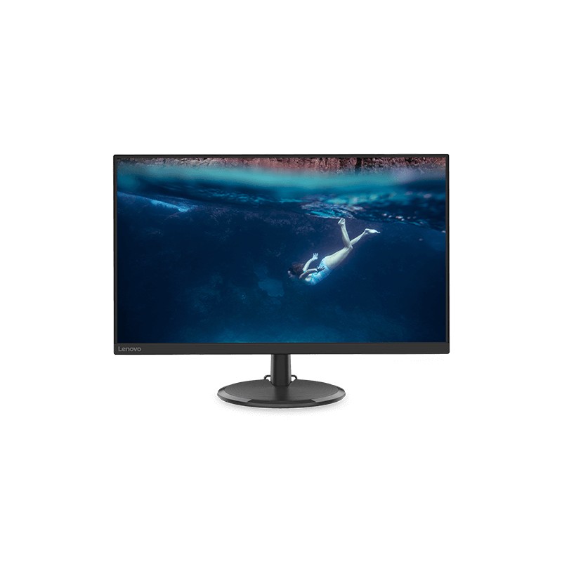 Brugte computerskærme - Lenovo D27-20 27" Full HD IPS-skärm med 75 Hz & Freesync-stöd (beg)