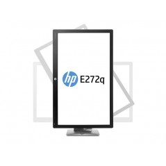 Brugte computerskærme - HP EliteDisplay E272q 27" 1440p IPS-skärm med USB-hubb (beg)