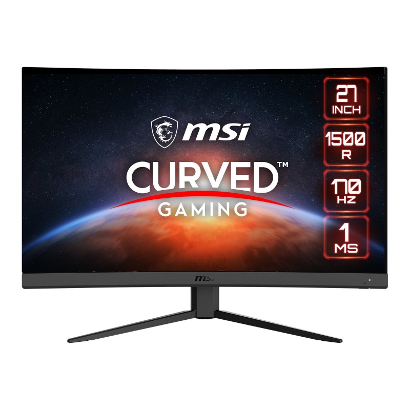 Gaming-skærm - MSI G27C4 E2 27" buet 170 Hz gamingskærm med VA-panel