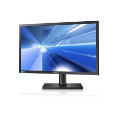 Brugte computerskærme - Samsung 24" S24C450B LED-skærm med ergonomisk fod (brugt)