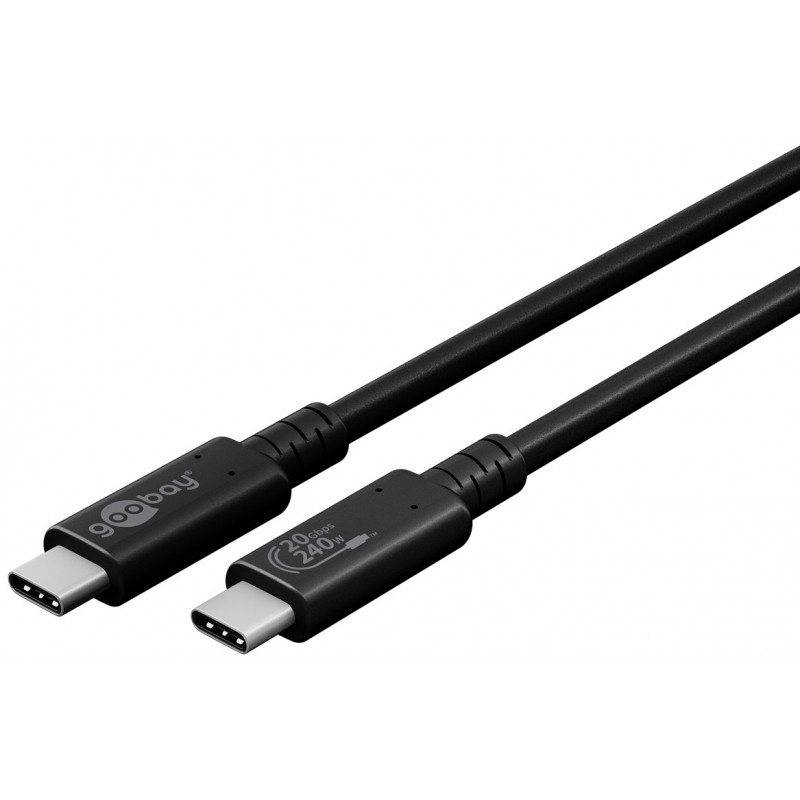 USB-C-kabel - USB-C til USB-C kabel USB4 Gen 2x2 240W 20 Gbps 2m