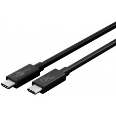 USB-C til USB-C kabel USB4 Gen 3x2 240W 40 Gbps 0,7m
