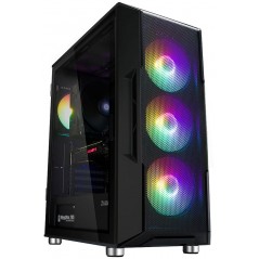 Brugte gaming-computere - Zalman Neo Gaming Computer med Intel i7 16GB 512SSD 1TB GTX970-grafik W10 (greenline)