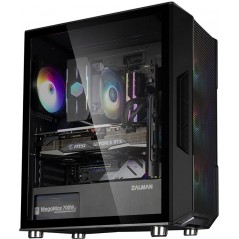 Brugte gaming-computere - Zalman Neo Gaming Computer med Intel i7 16GB 512SSD 1TB GTX970-grafik W10 (greenline)