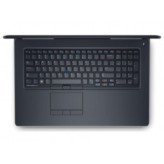 Brugt laptop 17" - Dell Precision 7710 i7 16GB 256GB SSD M3000M (brugt med revne bezel*)