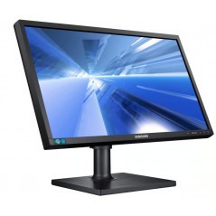 Brugte computerskærme - Samsung 24" S24C650BW LED-skærm med ergonomisk fod (brugt)