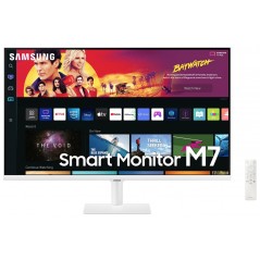 Samsung 32" 4K-opløsning VA-skærm S32BM701 med 65W USB-C-hub, remote og højttaler