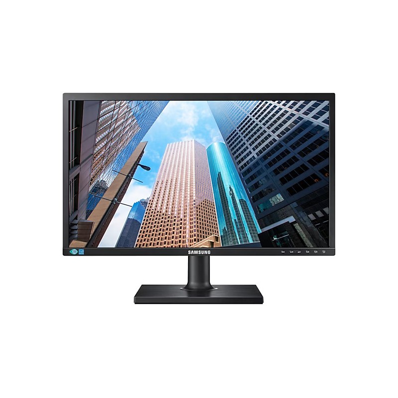 Brugte computerskærme - Samsung 24" S24E450F LED-skærm med ergonomisk fod (brugt)