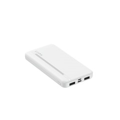 Havit PowerBank 20.000 mAh bærbart batteri (hvid)