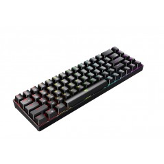 Mekanisk gamingtastatur - Havit KB860L superkompakt, trådløst, mekanisk RGB-gamingtastatur