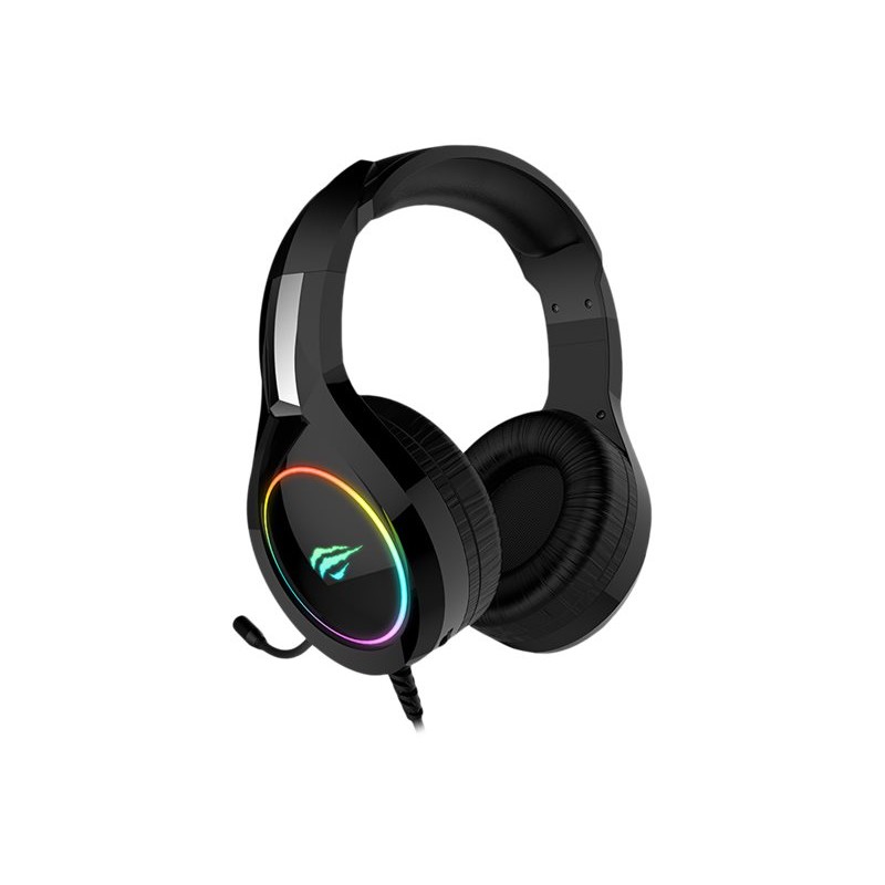 Gaming-headset - Havit HV-H2232D gaming-headset 3,5 mm med RGB-belysning