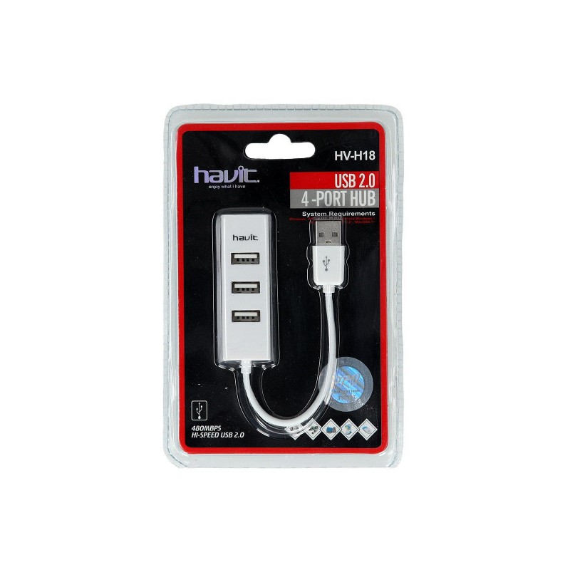 USB-hub - Havit USB-hub 4 porte USB 2.0