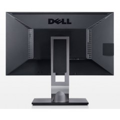 Brugte computerskærme - Dell 24-tommers LED-skærm P2411H med USB-hub og ergonomisk fod (brugt med ridser)