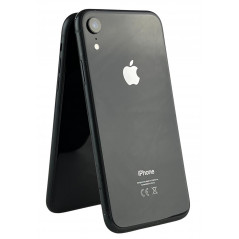 iPhone XR 64GB Black med 1 års garanti (brugt med mura & mange ridser)