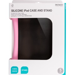 Covers - Silikoneetui til børn med støtte til iPad 10.9" 10ge/Air 10.9" 4/5ge/Pro 11" 2/3ge, pink