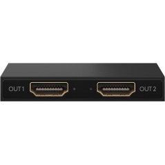 Skærmkabel & skærmadapter - Goobay HDMI Splitter 1-til-2 med understøttelse af 4K ved 30Hz