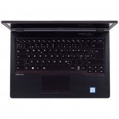 Brugt laptop 14" - Fujitsu Lifebook U748 14" i5 8GB 256GB SSD W11P (brugt - gul farvetone i alle hjørner)