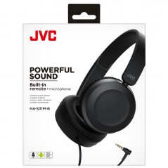 Over-ear hovedtelefoner - JVC On-Ear-hovedtelefoner og headset (sort)