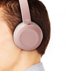 Over-ear hovedtelefoner - JVC On-Ear-hovedtelefoner og headset (pink)