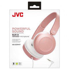 Over-ear hovedtelefoner - JVC On-Ear-hovedtelefoner og headset (pink)